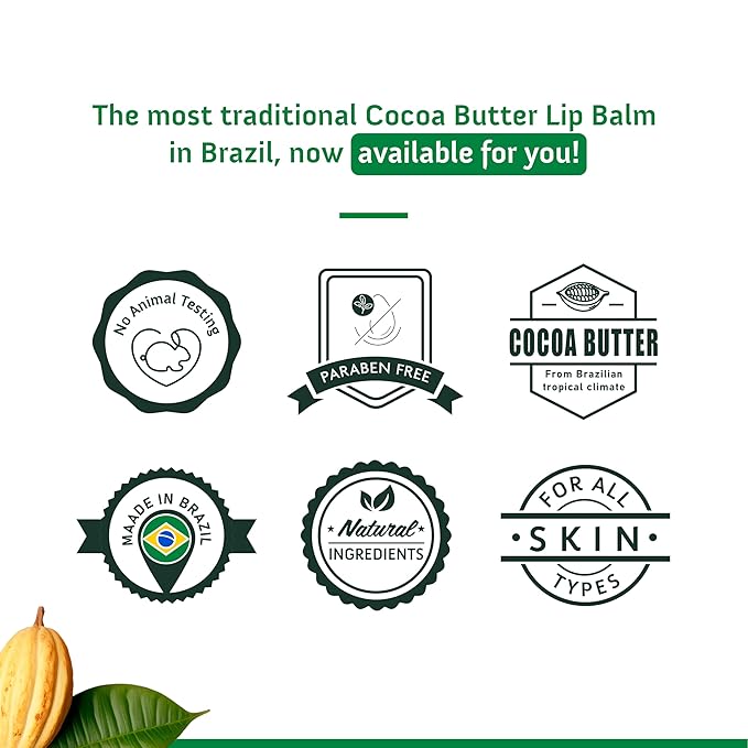 Moisturizing Lip Balm Cocoa Butter Box Oz,