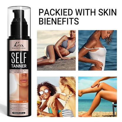 Self Tanner Kit | Sunless Tanner, Fast Self Tan, No Fake Tan Smell, No Added Nasties, Vegan, Cruelty Free, 5.2 Fl Oz