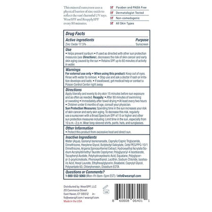 Mineral Sunscreen SPF 30 Broad Spectrum Sun Lotion for Face and Body Antioxidant-Infused, Chemical-Free and Formulated with Zinc Oxide for Powerful UVA/UVB Protection, 3.4 oz