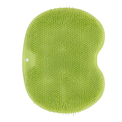 Silicone Foot & Body Scrubber,Non Slip Suction Cup, Body Scrubber,Relaxation Foot Massager Pad for Back Exfoliation, Foot Massage(Green)