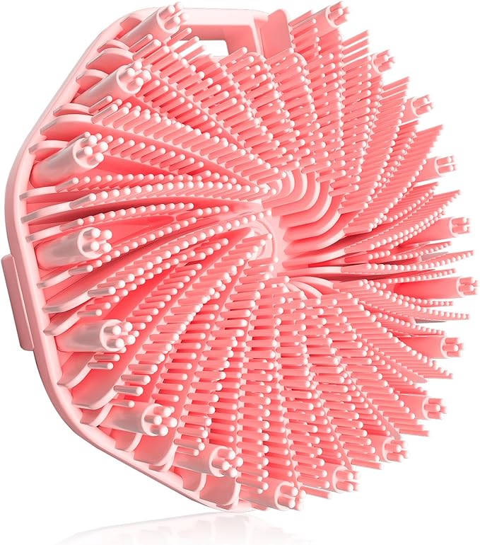 Silicone body scrubber, exfoliating body