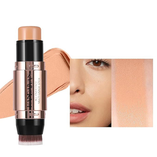 8 Colors Cream Contour Sticks Makeup Kit, Dual-Ended Concealer (04#)