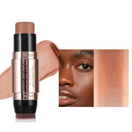 8 Colors Cream Contour Sticks Makeup Kit, Dual-Ended Concealer (08#)