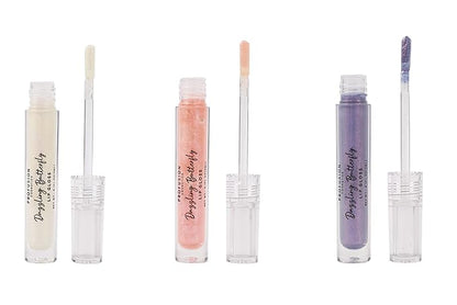 Profusion Cosmetics Empowered Butterfly Glassy Lip Gloss Set, Long Wearing Elegance With Glassy Lip Gloss Trio