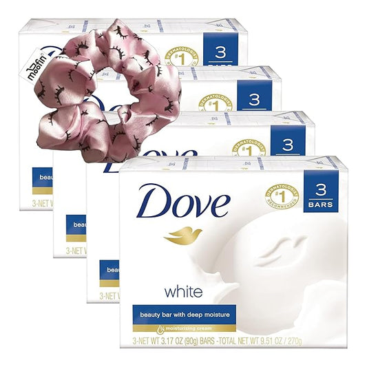 Dove Beauty Bar Soap, 3 Bars