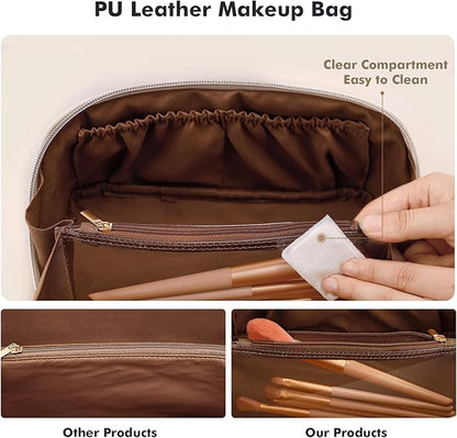 Prite travel cosmetic bag makeup