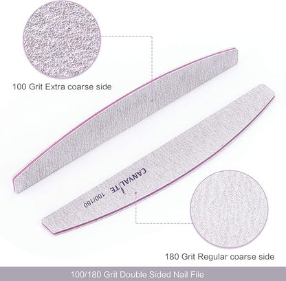 Canvalite 50 PCS Nail File