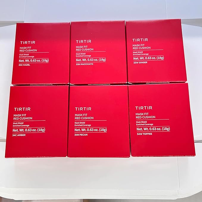 TIRTIR Mask Fit Red Cushion Foundation *Trial Kit* Coverage, Semi-Matte