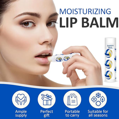 DMSKY 60 Pcs Volleyball Lip Balm Supplies