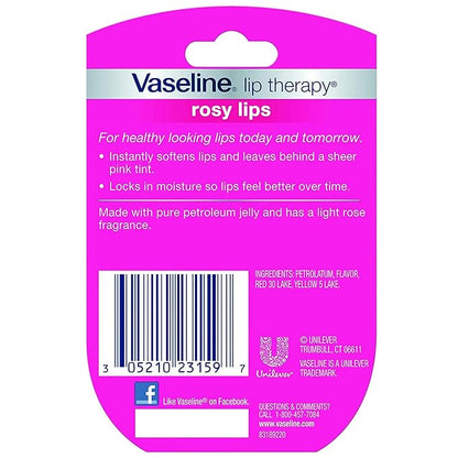 Vaseline, Rosy Lips, Lip Therapy.25 OZ,
