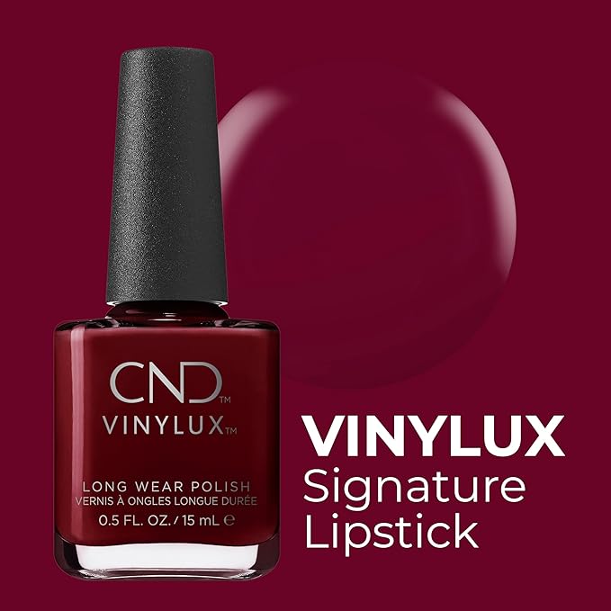 CND Vinylux Longwear Red Nail Polish, Gel-like Shine Longwear
