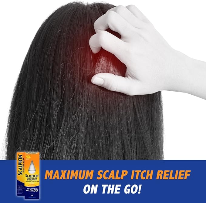 Scalpicin Max Strength Scalp Itch Treatment, 1.5 oz.