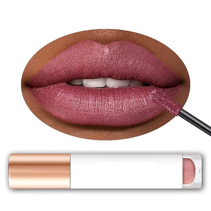 Women Matte Lipstick Nude Long Lasting Liquid Lipstick, Long