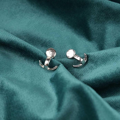 Boho Moon Ear Jackets Earrings Crescent Moon Stud