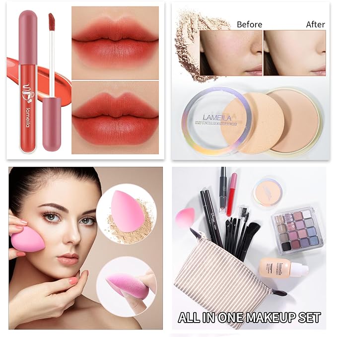 Makeup Set Full Kit for Girls Teens Women,