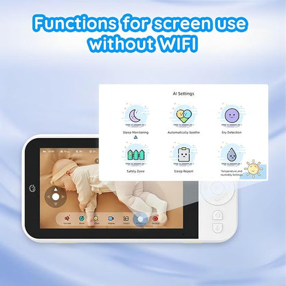 Ellie Video Baby Monitor, Full AI