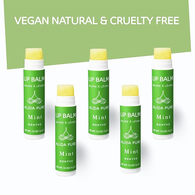 Mint Lip Balm Collection, Vegan Lip Lips,