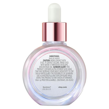Olay Super Serum - Vitamin C & E, Niacinamide, Collagen Peptide, AHA - Glass Skin Care for Face - Brightening, Hydrating, Firming, Evens Tone, Smooths Fine Lines, Dark Spot Reduction, 1.0 Oz
