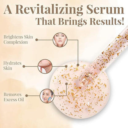 Strawberry Serum with Gold Flakes Essence