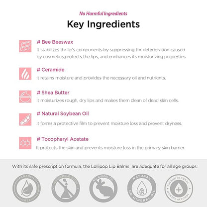 FASCY Lollipop Lip Balm Peach, Lip