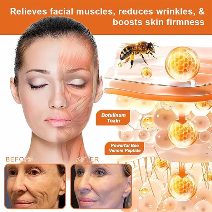 Bee Venom Firming Serum - 30g, Anti-Aging Face Serum, Lifting & Tightening Serum, Reduces Wrinkles & Fine Lines, Hydrates & Nourishes Skin, for Women & Men