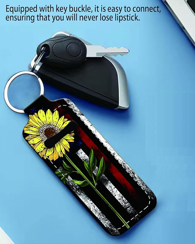 Chapstick Holder Keychain Holder Neoprene Lip Balm Lipstick