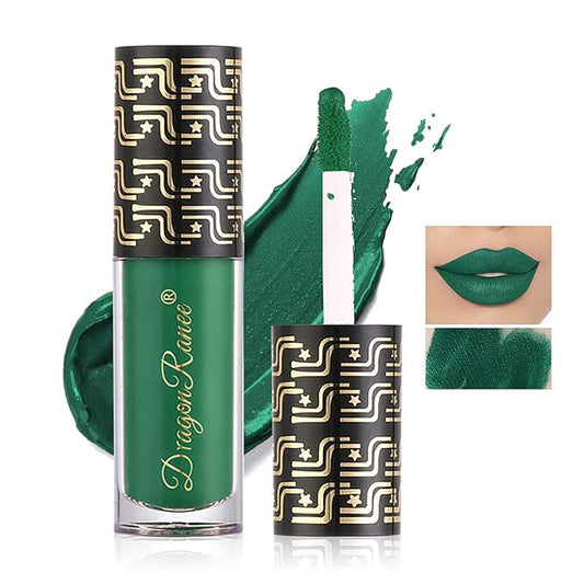 Halloween Dark Matte Liquid Lipstick for Women, Long Lasting Waterproof Lip Gloss, Face Body Painting, Vivid Vampire Lip Stain for Masquerade, Party Goth Makeup, Cosplay (#05 Olive Green)