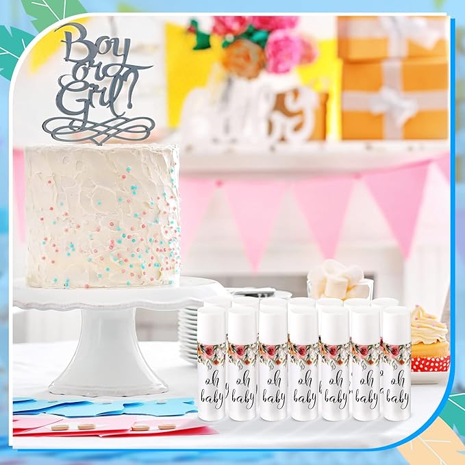 40 Pieces Lip Balm Bulk Baby (Flower)