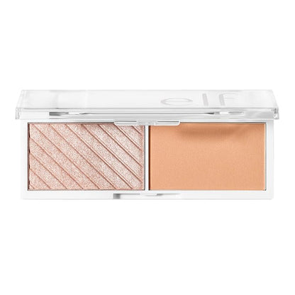 e.l.f. Cosmetics Bite-Size Face Duo, Highlighter, Bronzer & 0.049 Oz