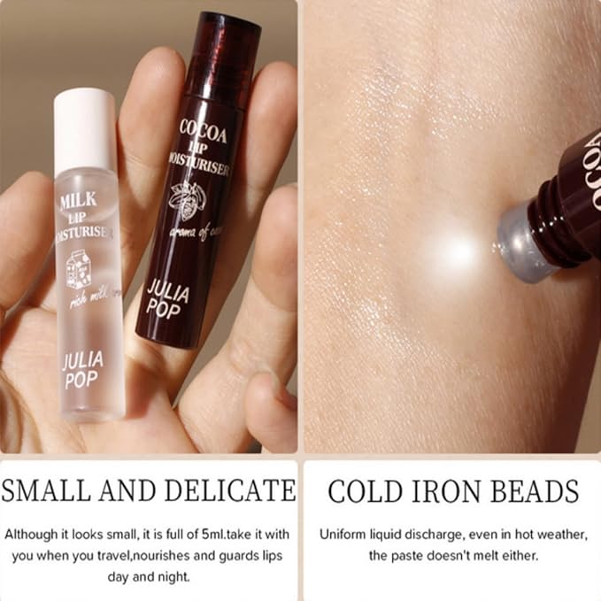 Lip Gloss Set, 2 PCS, Transparent Lip Balm, Gloss