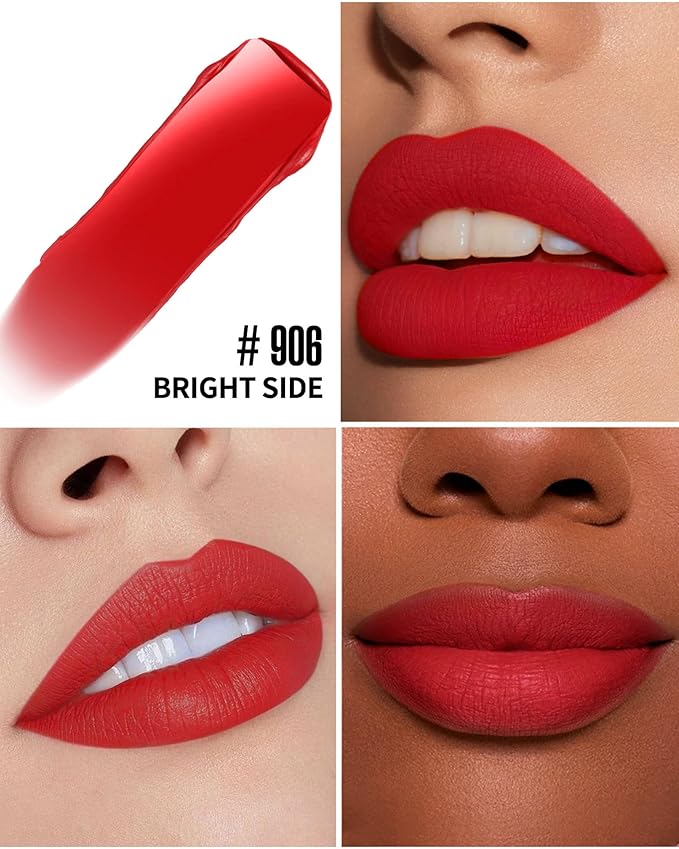 Bright Red Lipstick Matte, Ruby Red Liquid Lipstick Bright