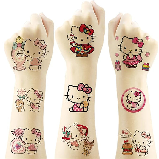 40pcs Hello Kitty Temporary Tattoos for Kids,Kitty Cat Gifts (Hkit)