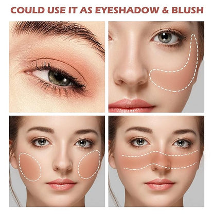 Boobeen Powder Blush, Single Color Blush Face Blush