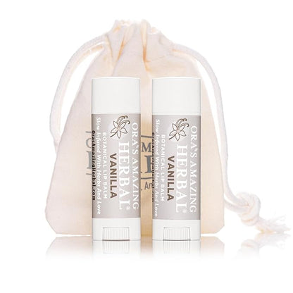 Soothing Natural Vanilla Lip Balm, Beeswax Fragrance