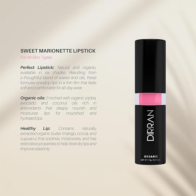 Organic Lipstick, Safe for all, Long-Lasting Regenerative Lipstick