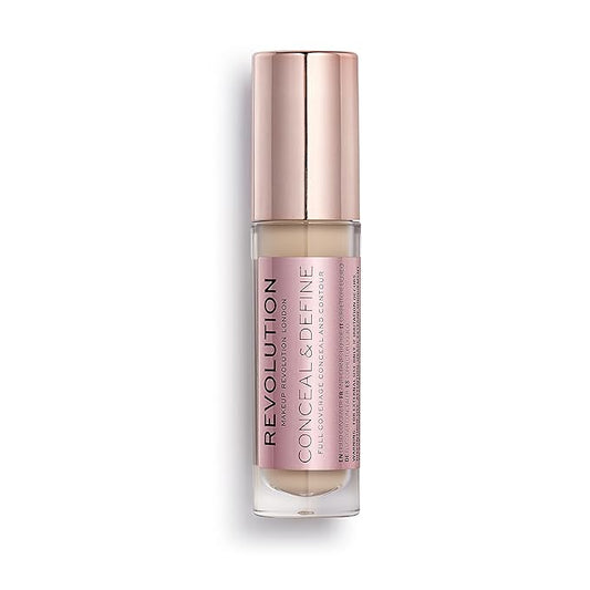 Revolution Beauty, Conceal & Define Concealer, Full Coverage 0.14 Oz