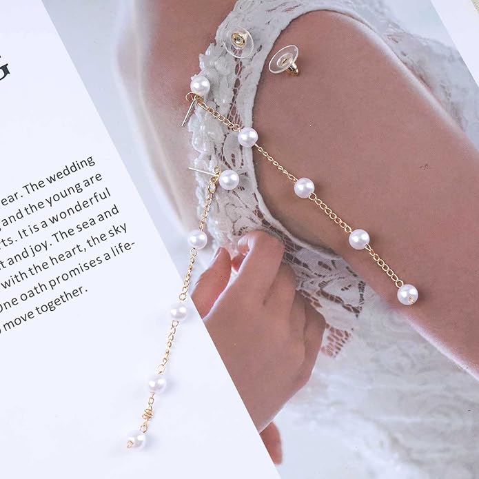 Boho Long Pearl Drop Earrings Vintage