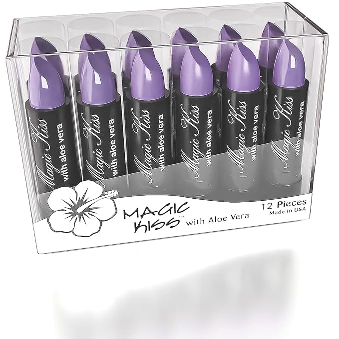 Magic Kiss Pack of 12 Color Changing Aloe Magic