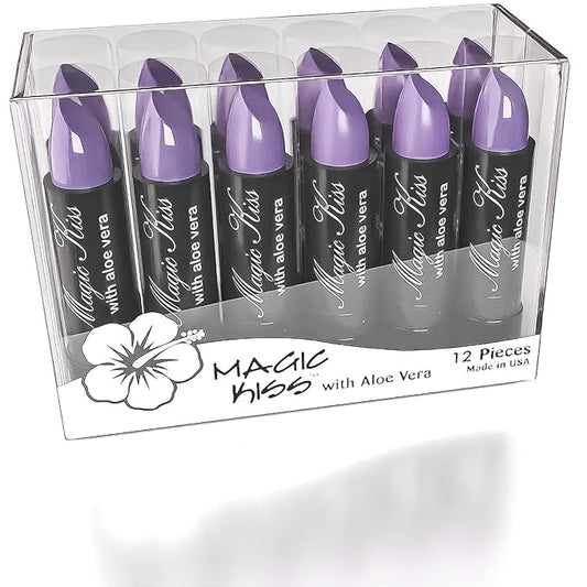 Magic Kiss Pack of 12 Color Changing Aloe Magic