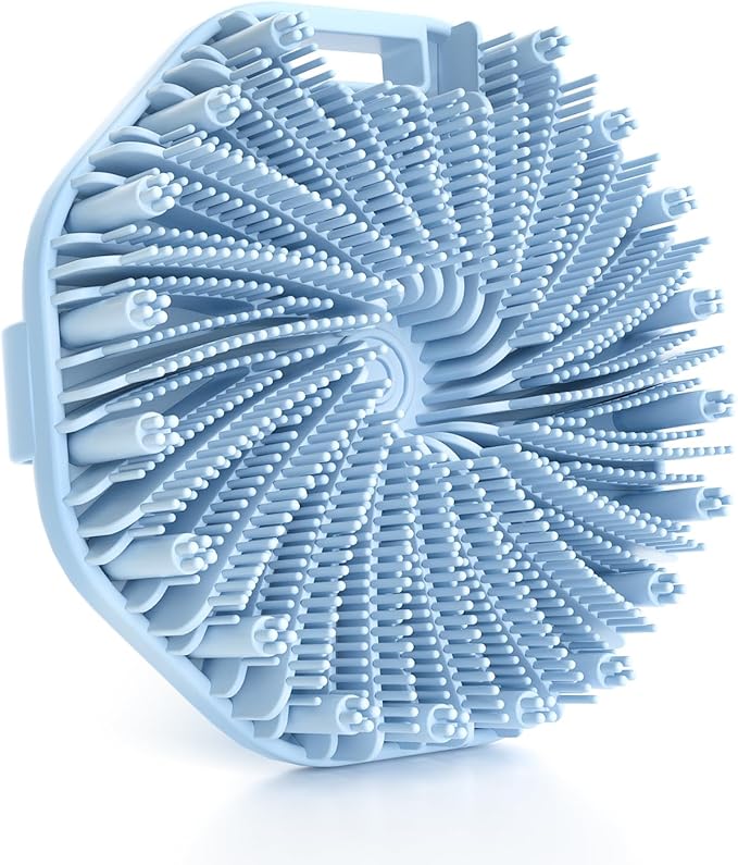 Silicone body scrubber, exfoliating body