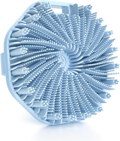 Silicone body scrubber, exfoliating body