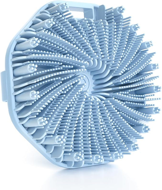 Silicone body scrubber, exfoliating body