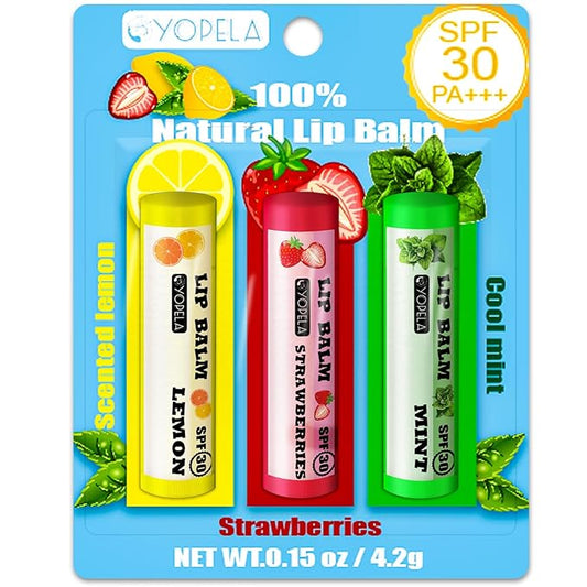 3 Pack SPF Lip Balm Bulk