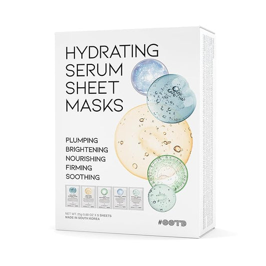 Hydrating Sheet Mask Starter Kit Variety Pack for Retinol 5EA