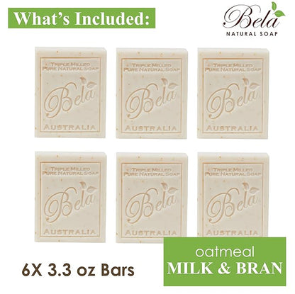 Bela, Oatmeal, Milk & Bran, Natural 93g