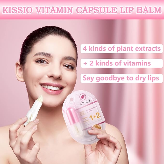 KISSIO Lip Balm,Long Lasting Nourishes and oz