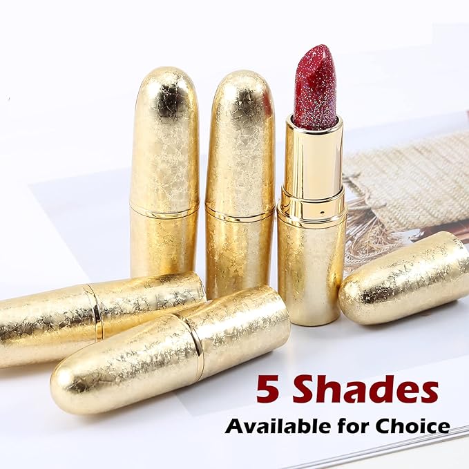 Boobeen Glitter Lipstick Hydrating Lip Balm Sparkling Shine Glitter