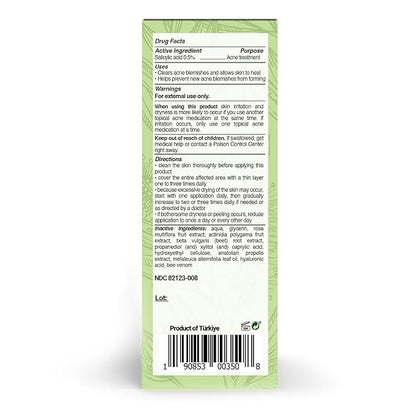 BEE and YOU Acne Treatment with Salicylic Acid, Bee Venom and 100% Natural Propolis Extract Acne Serum for Face and Body to Control and Clear Breakouts |1 Ounce