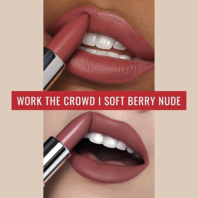 Runway Rogue 90s Vibe Lipstick, Moisturizing Matte Soft Rogue