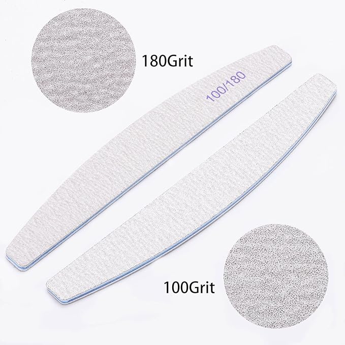 BTYMS 25 Pcs Nail Files